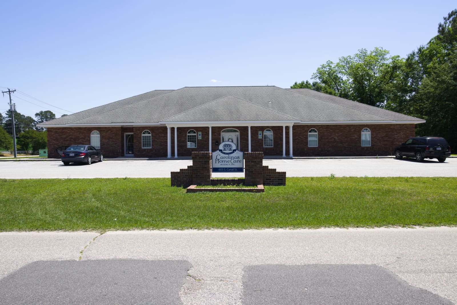 Carolinas Home Care Agency main office building in Whiteville, NC