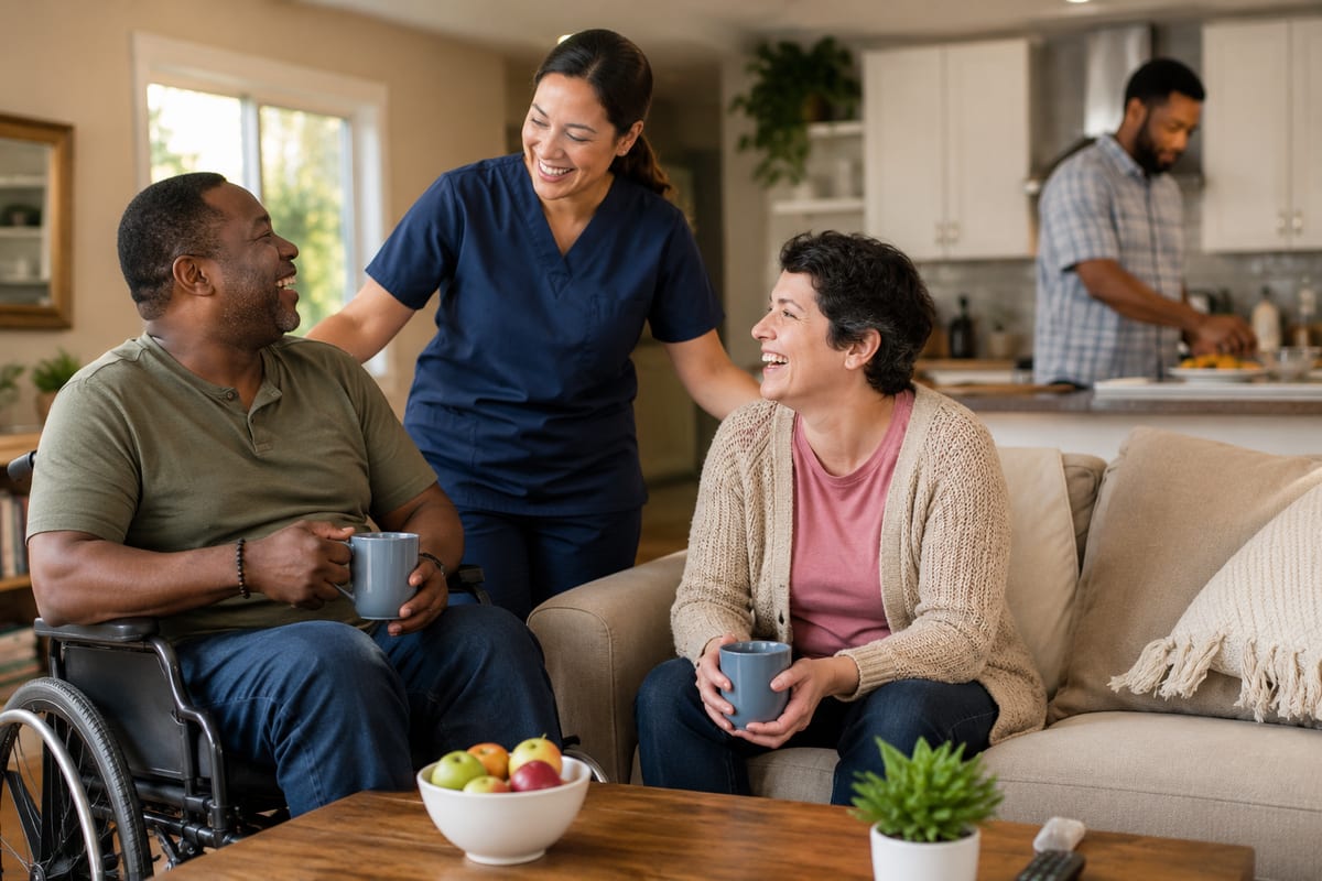 Supervised living group home by CHCA